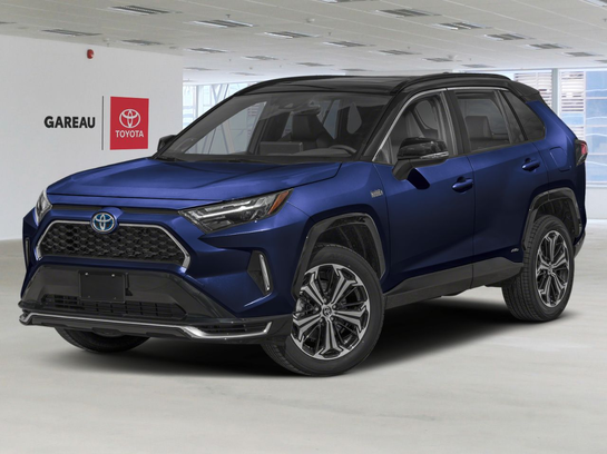 Toyota RAV4 hybride rechargeable hybride branchable xse 2025 2025 Bleu héliographique avec toit noir Toyota RAV4 hybride rechargeable hybride branchable xse 2025 2025 Bleu héliographique avec toit noir