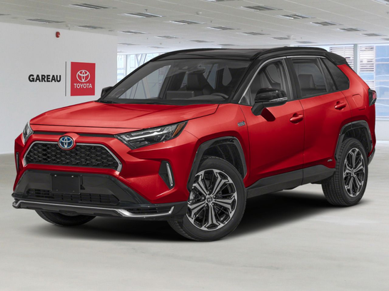 Toyota RAV4 hybride rechargeable XSE AWD BRANCHABLE 2025 2025 Rouge supersonique avec toit noir