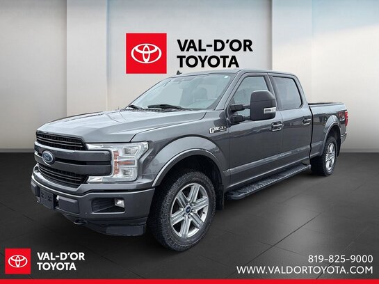 Ford F-150 LARIAT cabine SuperCrew 4RM caisse de 6,5 pi 2019 2019 Gris